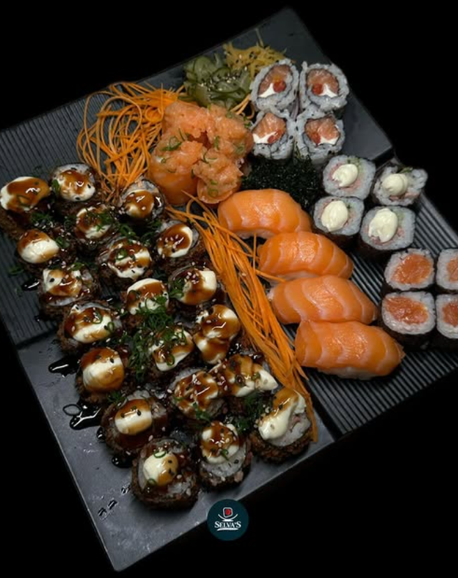 Combinado especial de sushi do Selva's Restaurante